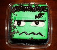 Frankenstein cake for Frankenstorm