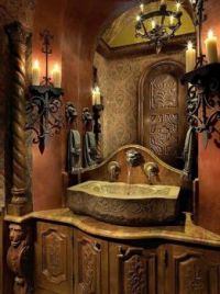 Beautiful Gothic Victorian Bathroom Decor