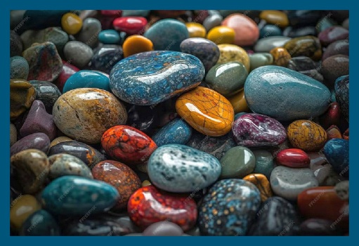 Solve More beautiful rocks! jigsaw puzzle online with 15 pieces