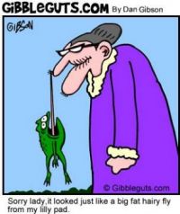 Bonga Bonga News Alert - Frog mistakes S.L.O.G....