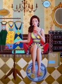 Nadia Osi painting