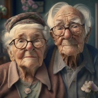 Piękno starości i ich zmarszczki niczym  ,,mapa życia''