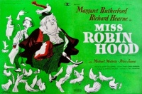MISS ROBIN HOOD - 1952 MOVIE POSTER - MARGARET RUTHERFORD, RICHARD HEARNE