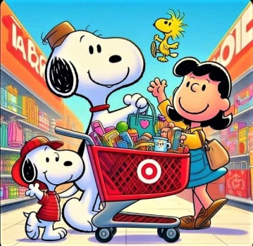 Solve Snoopy jigsaw puzzle online with 64 pieces