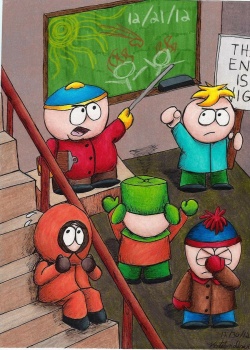 Solve Cartman's Apocalypse jigsaw puzzle online with 280 pieces