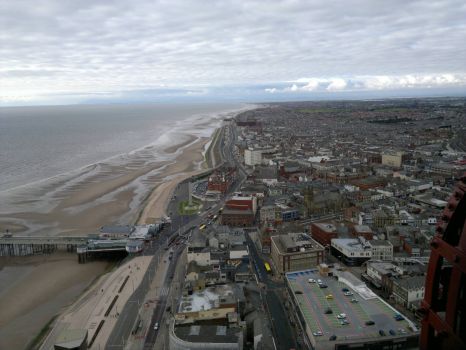 From the top of Blackpool Tower!!