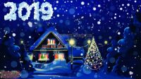 Happy New Year 2019 HD Ice Falling Scenery