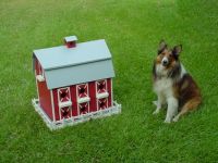 Birdhouse and Sheltie