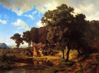 Albert Bierstadt - A Rustic Mill 