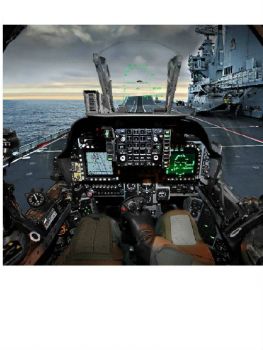 Harrier jet cockpit