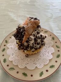 An Italian cupcake
