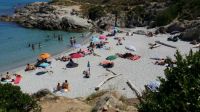 hidden beach at st. tropez