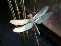 Copper Dragonfly with patina!