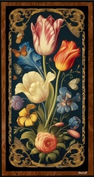 Seasonal Art - Spring / Easter - Flowers 5 - Tulips, Butterflies & Rose/Camelia (Resize: 15 0- 153 Pieces)
