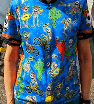 day of the dead cycling jersey