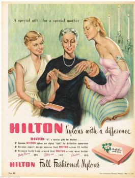 Themes Vintage ads - Hilton Nylons