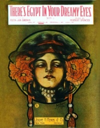 There's Egypt in Your Eyes, 1917, cover by Inez Casseau (American)