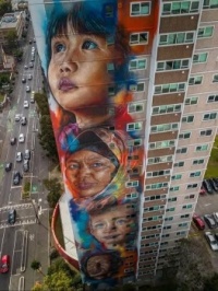 Tallest street art in Australia