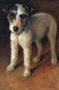 Samuel Fulton (Scottish, 1855–1941), Study of a Terrier