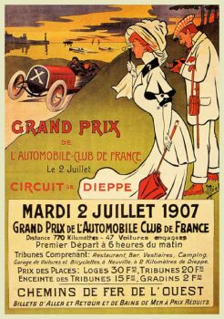 CPA - GRAND Prix Automobile Club De France 1908 Acf - Simon Sur Voiture Porthos EUR 5,50 - FR
