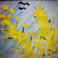 Australia Day  pompom art