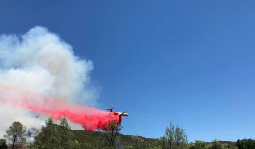 Another Plane with Fire Retardant