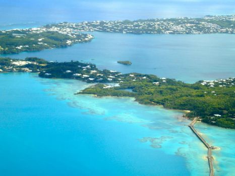 Bermuda from the air.