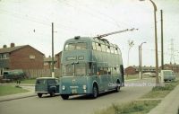 an old electric tram from way back