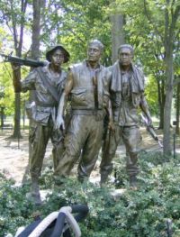 Vietnam Memorial Statue, DC