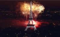 Fireworks at Eiffel Tower