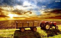 TractorSunset