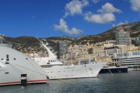 Monaco Harbor Ships
