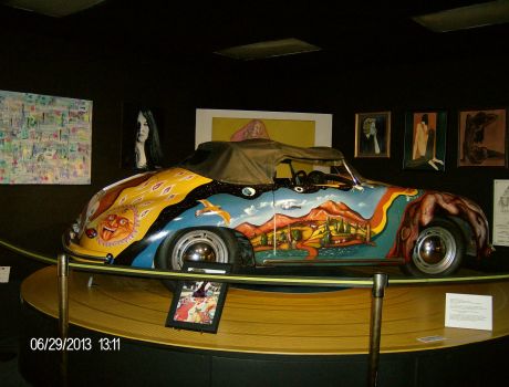 Replica of Janis Joplin's car in Port Arthur, TX