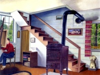 The Artist at Work. George Copeland Ault