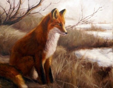 Solve 'The Wise Fox' jigsaw puzzle online with 20 pieces