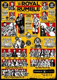 2020 Royal Rumble match card by Macho-Mane