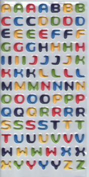 Alphabet soup - stickers