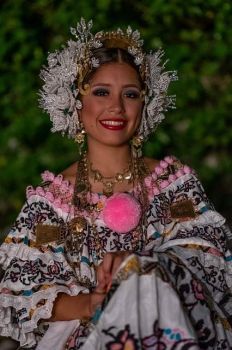 Panamanian Woman - Traditional Attire