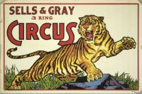Old circus poster