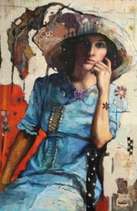 Woman with Large Hat, Juliette Belmonte