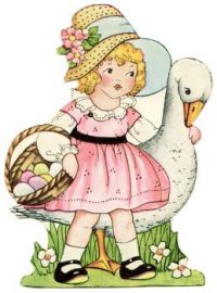 A Girl and Her Goose