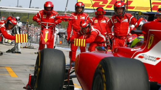 Felipe Massa, Ferrari pit stop