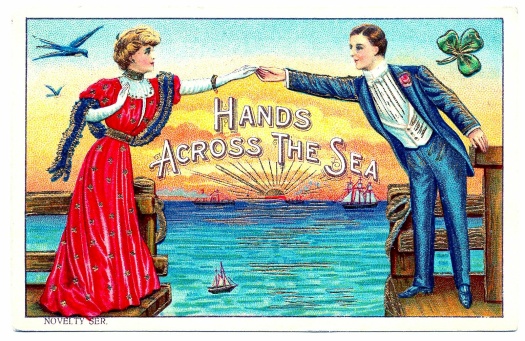 Solve Themes vintage illustrations/pictures - Hands across The Sea