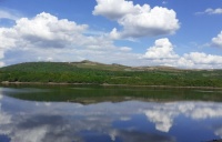 Reflections on Lower Rivington reservoir