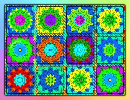 Solve 12 Squares.... jigsaw puzzle online with 48 pieces