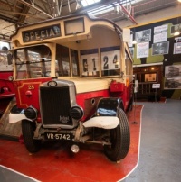 Manchester 10-01-2024 Museum of Transport Leyland Tiger T52 1930 vertical panorama 01