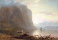 Sunrise on the Saguenay, Cape Trinity, Lucius R. O’Brien, Quebec, Canada