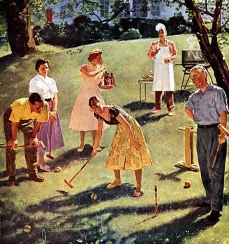 BBQ and Croquet