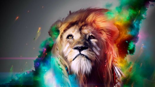 Colorful-Lion-Fantasy-