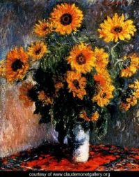 Monet's Sunflowers
